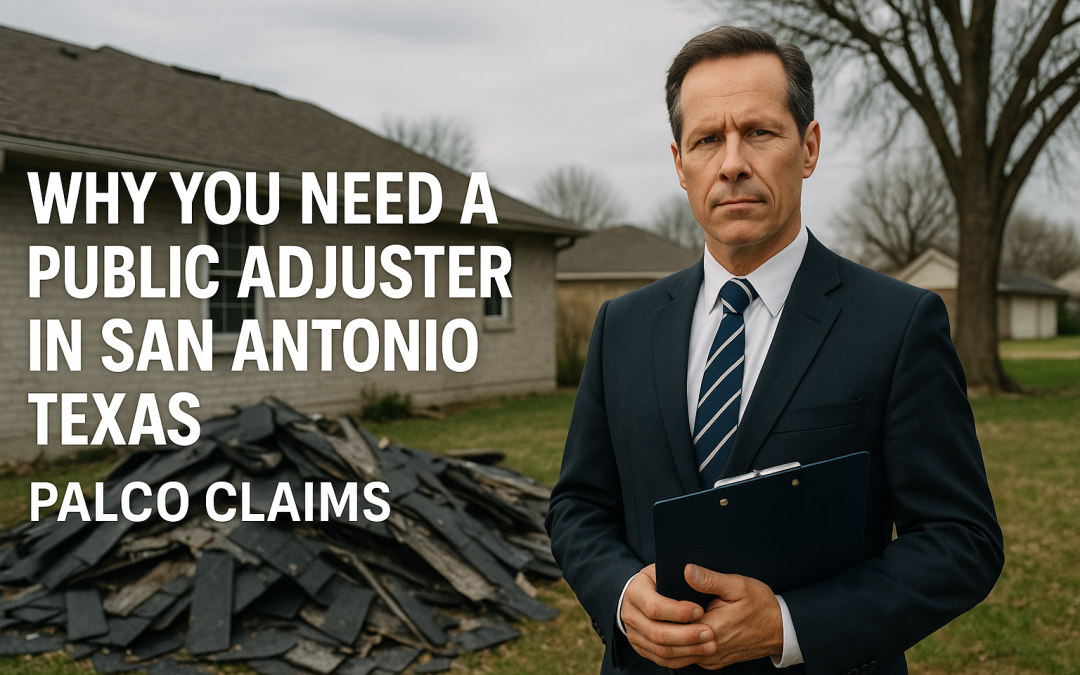 Why You Need a Public Adjuster in San Antonio Texas